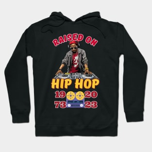 50 Years Hip Hop Vinyl Retro 50th Anniversary Celebration Hoodie